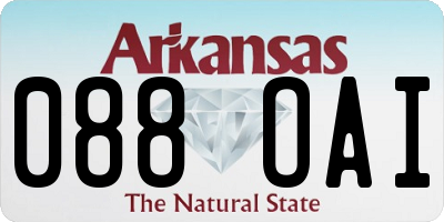 AR license plate 088OAI