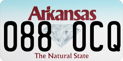 AR license plate 088OCQ