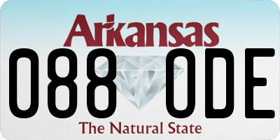 AR license plate 088ODE