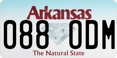 AR license plate 088ODM