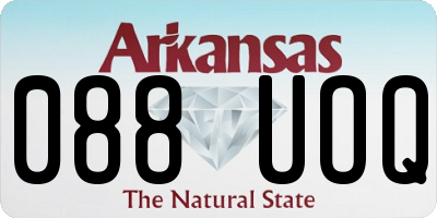AR license plate 088UOQ