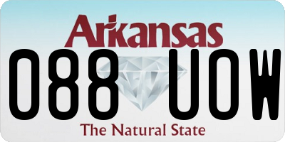 AR license plate 088UOW