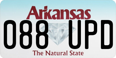 AR license plate 088UPD