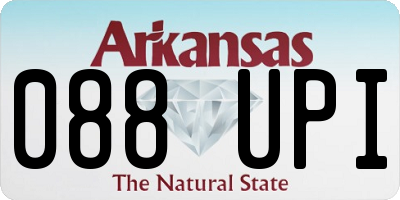 AR license plate 088UPI