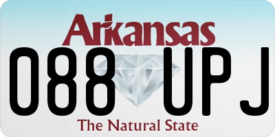 AR license plate 088UPJ