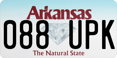 AR license plate 088UPK