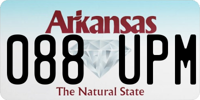 AR license plate 088UPM