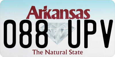 AR license plate 088UPV