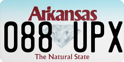 AR license plate 088UPX