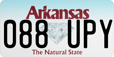 AR license plate 088UPY