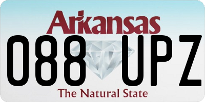 AR license plate 088UPZ