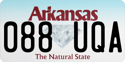 AR license plate 088UQA