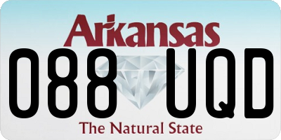 AR license plate 088UQD