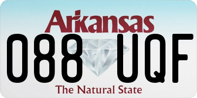 AR license plate 088UQF
