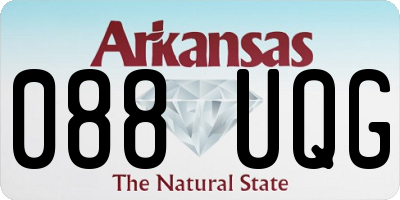 AR license plate 088UQG