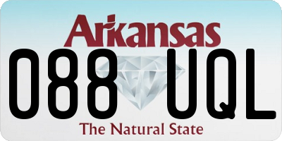 AR license plate 088UQL