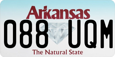 AR license plate 088UQM