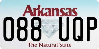 AR license plate 088UQP