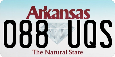 AR license plate 088UQS
