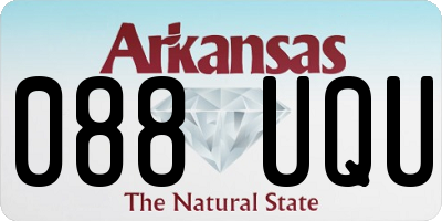 AR license plate 088UQU