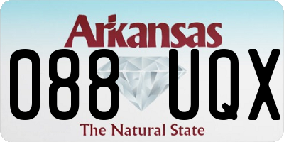 AR license plate 088UQX