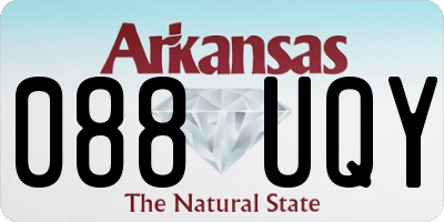 AR license plate 088UQY