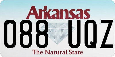 AR license plate 088UQZ