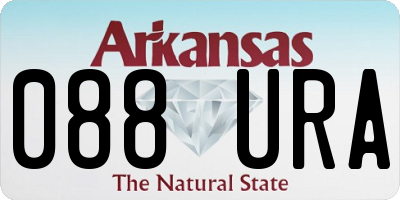 AR license plate 088URA