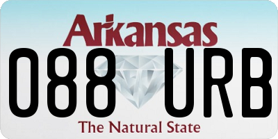 AR license plate 088URB