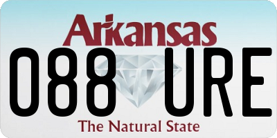 AR license plate 088URE