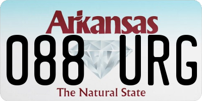 AR license plate 088URG