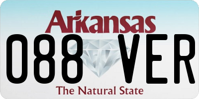 AR license plate 088VER