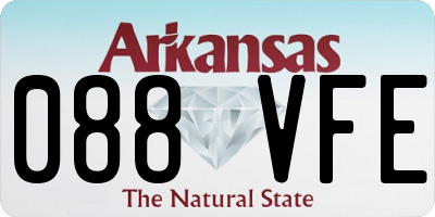 AR license plate 088VFE