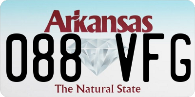 AR license plate 088VFG