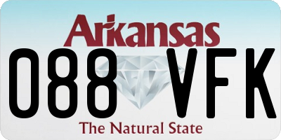 AR license plate 088VFK