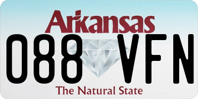 AR license plate 088VFN