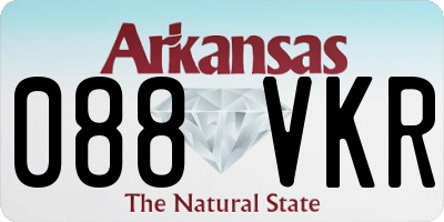 AR license plate 088VKR