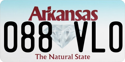AR license plate 088VLO