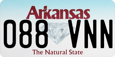 AR license plate 088VNN