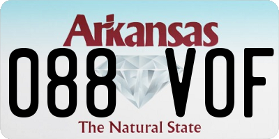 AR license plate 088VOF