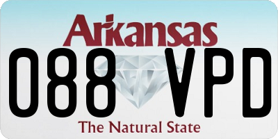 AR license plate 088VPD