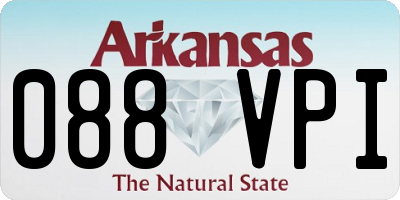 AR license plate 088VPI