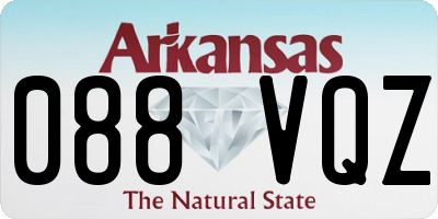 AR license plate 088VQZ