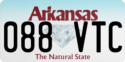 AR license plate 088VTC