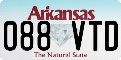 AR license plate 088VTD