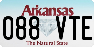 AR license plate 088VTE