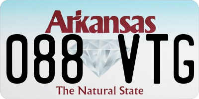 AR license plate 088VTG