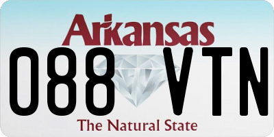 AR license plate 088VTN