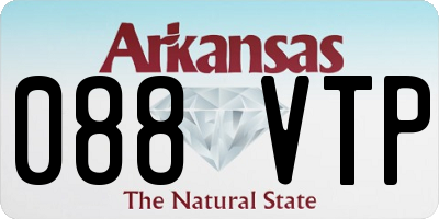 AR license plate 088VTP