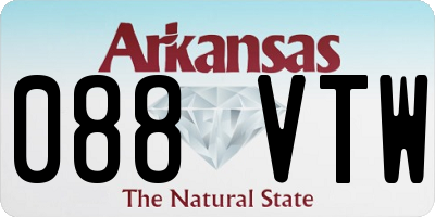 AR license plate 088VTW